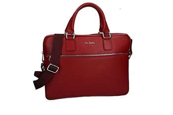 

Cartella PIERRE CARDIN borsa professionale rosso vera pelle Made in Italy VH126