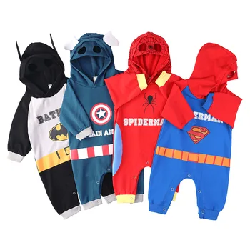 

Children's wear 2020 Spring and Autumn New Baby Creeper Mask Cartoon Animation modeling long sleeve baby one piece Clothes