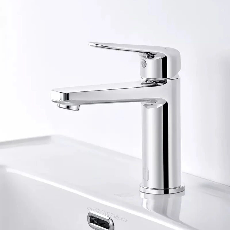 1 Set Xiaomi Dabai смеситель для ванной комнаты, смеситель для раковины, кран для холодной и горячей воды с выдвижным распылителем, однорычажная ручка - Цвет: 1 Set