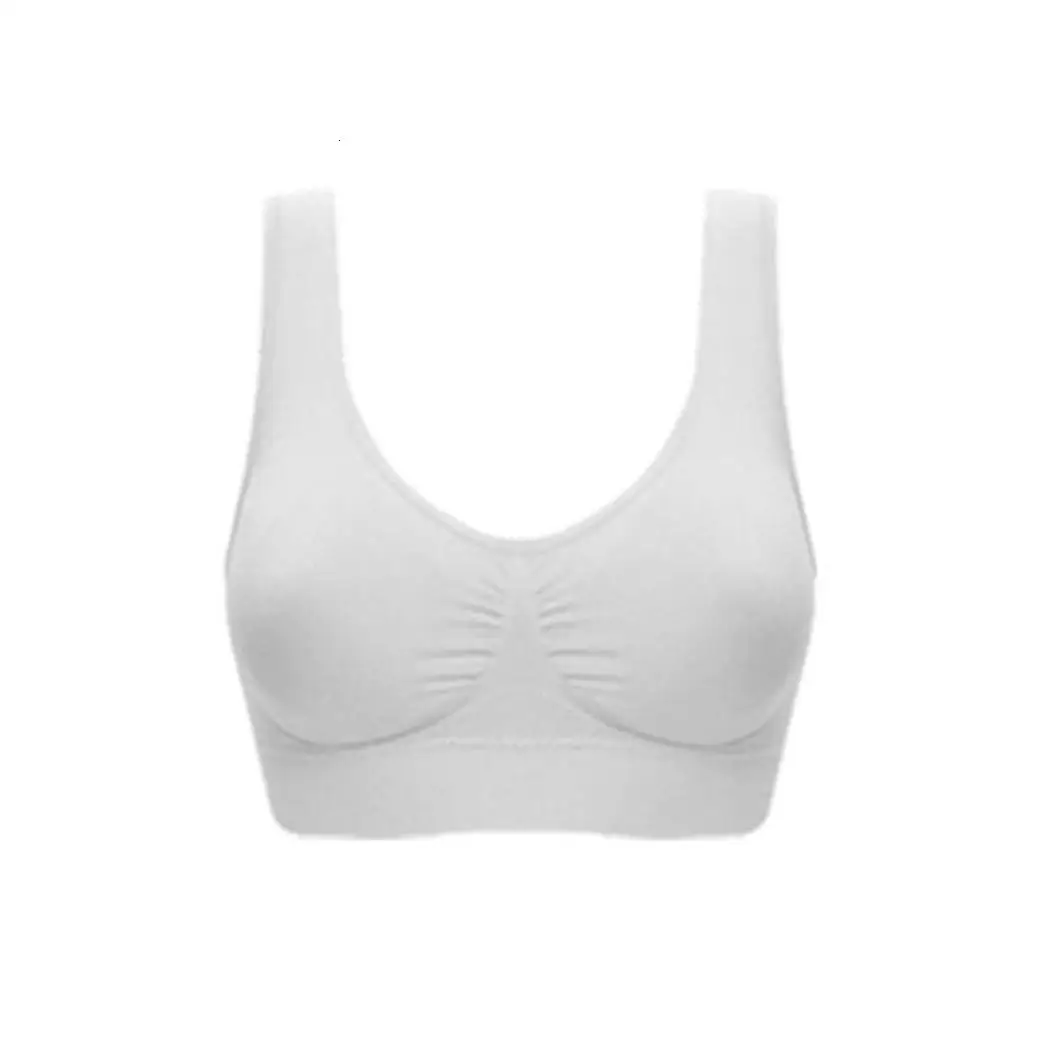 

Women Vest Bra Yoga Seamless Yoga Underwear No Sleep, Home Steel Running Thin Full Cup Mold Cup Underwear