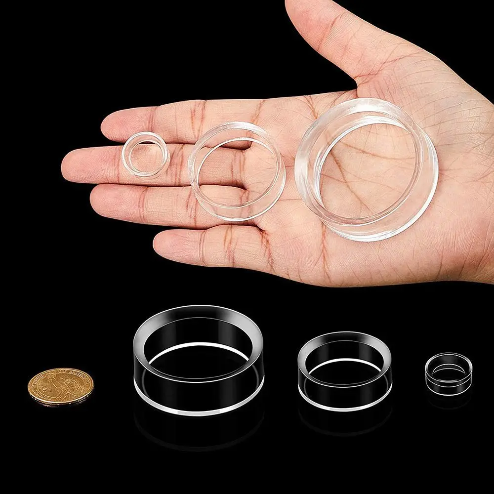 Acrylic Display Stand Racks Clear Storage Holder Rings Plastic Round Stand Ball Spheres Marbles Collections acrylic display stand display stand