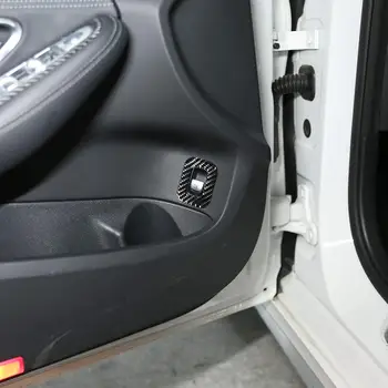

Soft Carbon Fiber Driver Side Part Taildoor Switch Frame Stickers Trim for Mercedes Benz C Class W205 GLC X253 2015-2019