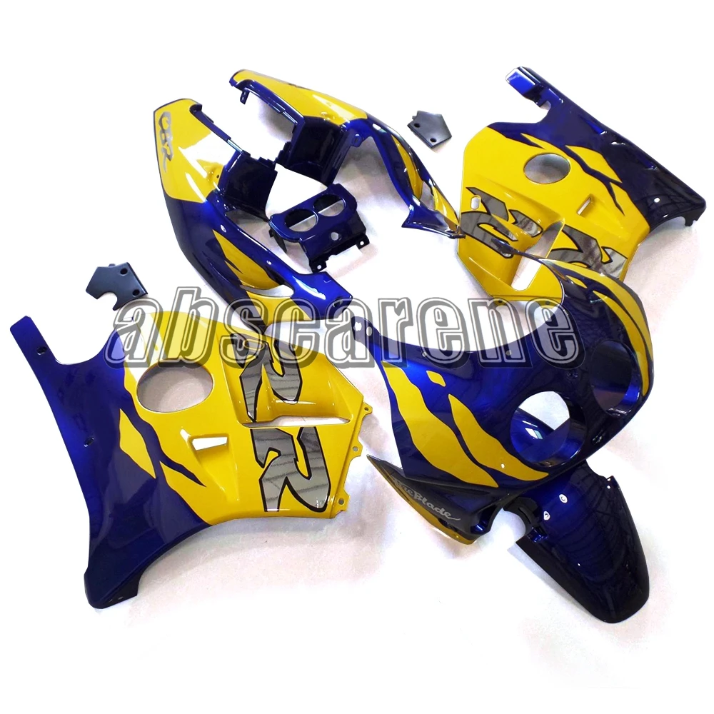 Выполните Обтекатели для Honda CBR250RR MC22 1990 1991 1992 1993 1994 CBR250RR MC22 90 91 92 93 94 ABS Кузов цвет желтый, синий; размеры 34–43 корпусов