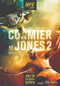 

W154 Cormier vs. Jones 2 Fighting Card MMA Silk Fabric Wall Poster Art Decor Sticker Bright