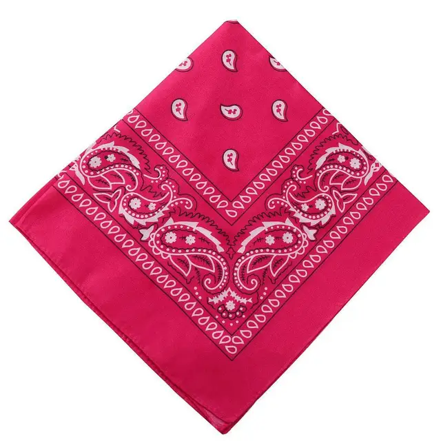 Bohemian Print Bandana Hair Bands for Girls Women Kids Unisex Square Scarf Turban Headband Hair Accessories V