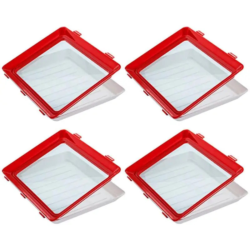 Creative Food Storage Trays Food Fresh Spacer Organizer Kitchen Accessories