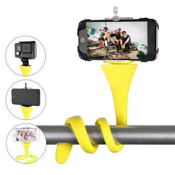 

Flexible Selfie Stick Monopod Tripod Monkey Holder for IPhone GoPro Camera Phone Car Bicycle Universal IY403