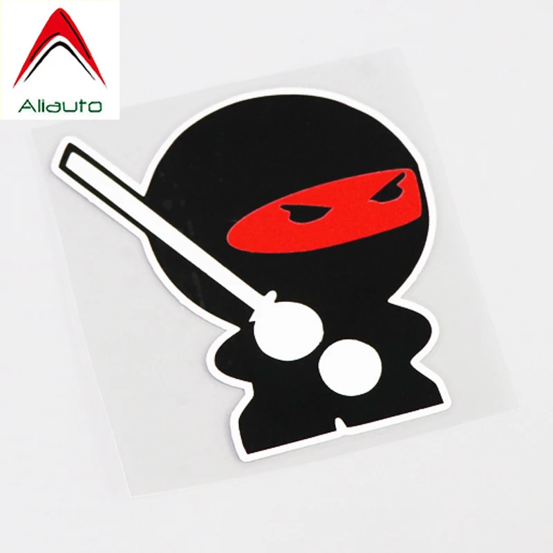 Aliauto мультяшная Автомобильная наклейка Fun Ninja Авто Стайлинг ПВХ покрытие царапины