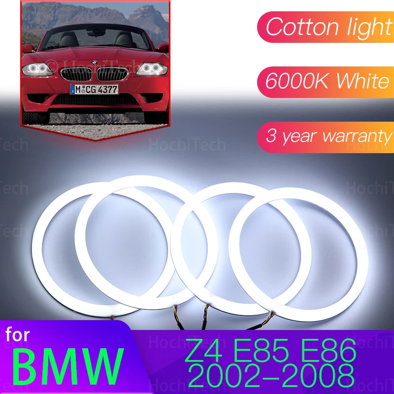 Angel Eyes Kit 6000L Cotton White Halo Ring Light for BMW Z4 E85 E86 2002-2008 | Автомобили и мотоциклы
