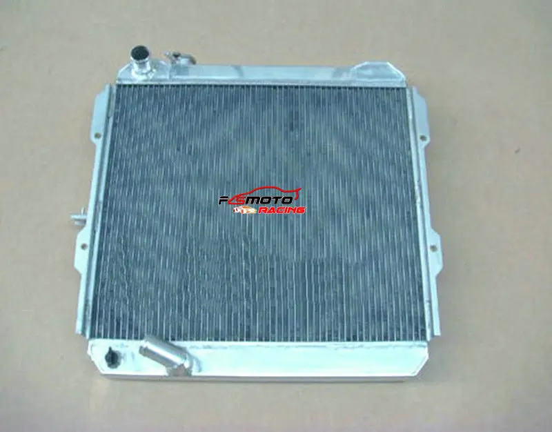 Aluminum Radiator+FAN for Toyota Hilux LN85 LN86 2.8L Diesel Manual MT 1988-1995