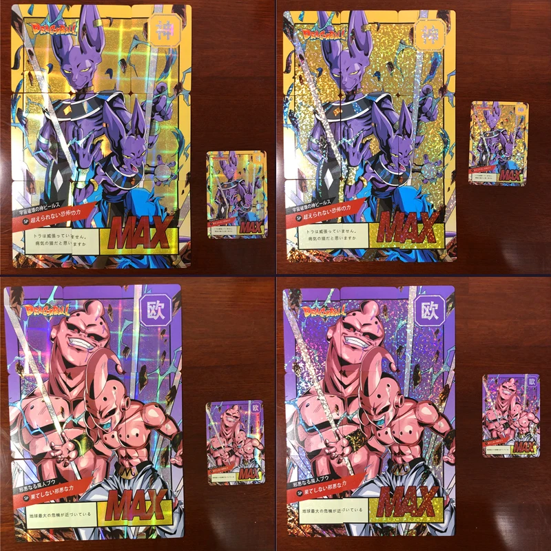 20 шт. Dragon Ball супер флеш-карты Сон Гоку Beerus Majin Buu Kakarotto 9 Fight игровая коллекция карт