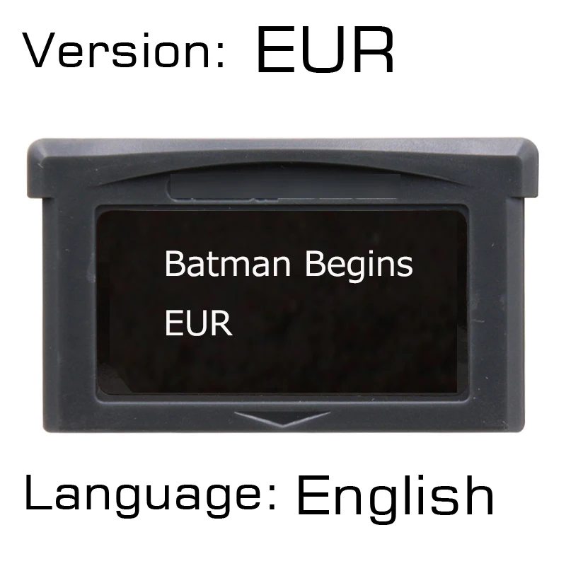 BatmanBegins 32 бит видеоигры картридж консольная карта EUR версия Английский язык