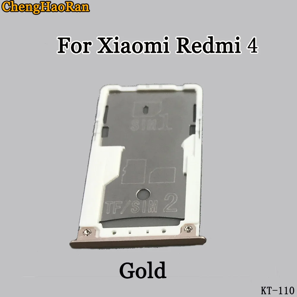 ChengHaoRan для Xiaomi Redmi 4 Note 4 Redmi 3 3S Pro держатель лотка для sim-карты Micro SD карта отправка карты иглы