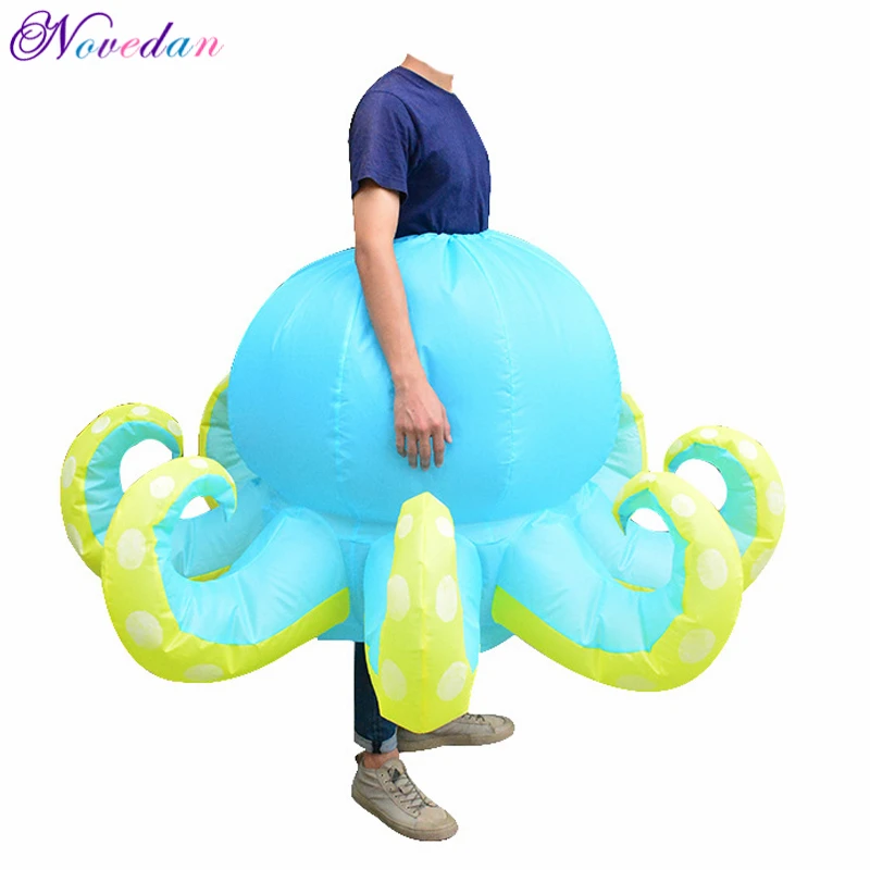 Costume da polpo di Halloween per adulti, gonfiabile, gonfiabile
