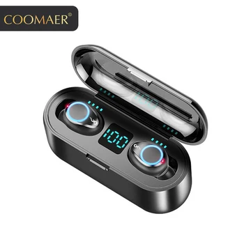 

Wireless Bluetooth Headset Bluetooth 5.0 IPX7 Waterproof Mini Sports Earbuds Bluetooth Headset with Microphone Charging Box