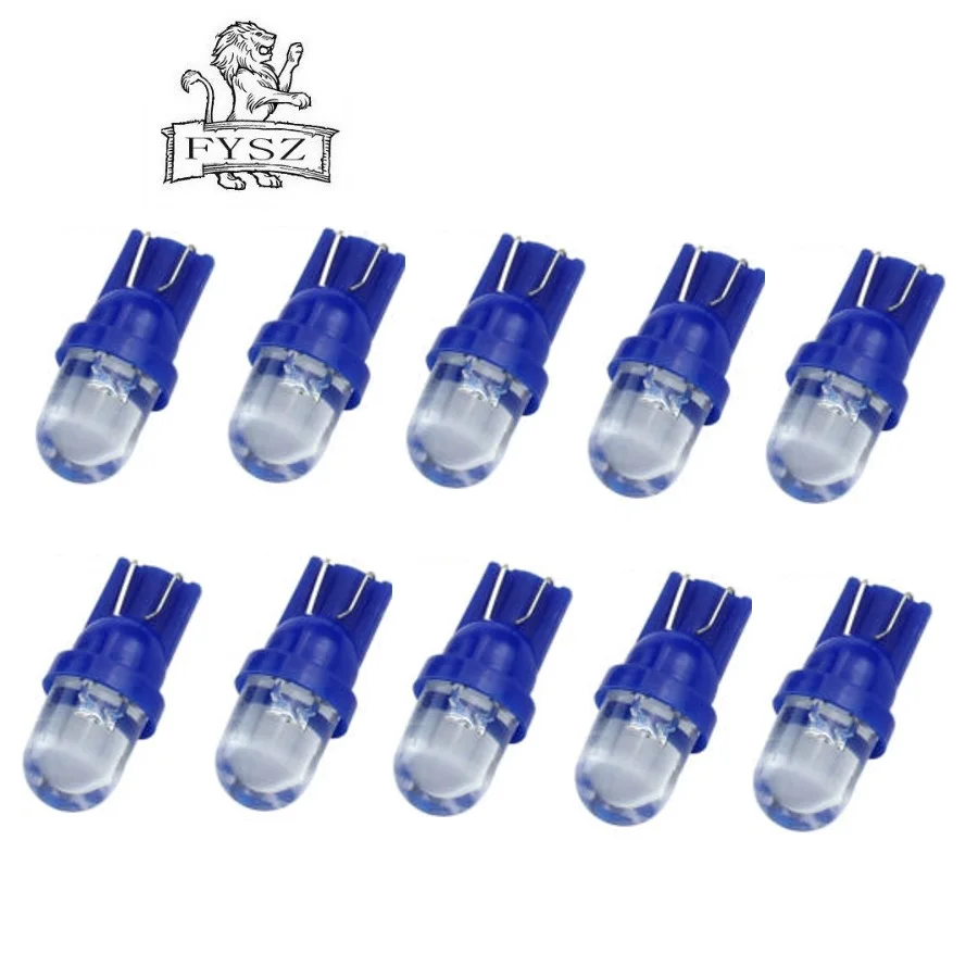 

10Pcs T10 led w5w 194 168 Auto Car led blue light super bright 12v led panel lamp dashboard bulb
