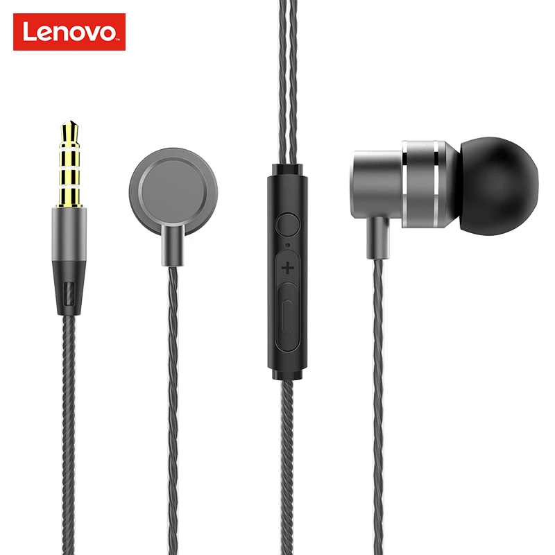Оригинальные наушники Lenovo HF118 стереонаушники со встроенным микрофоном 3 5 мм