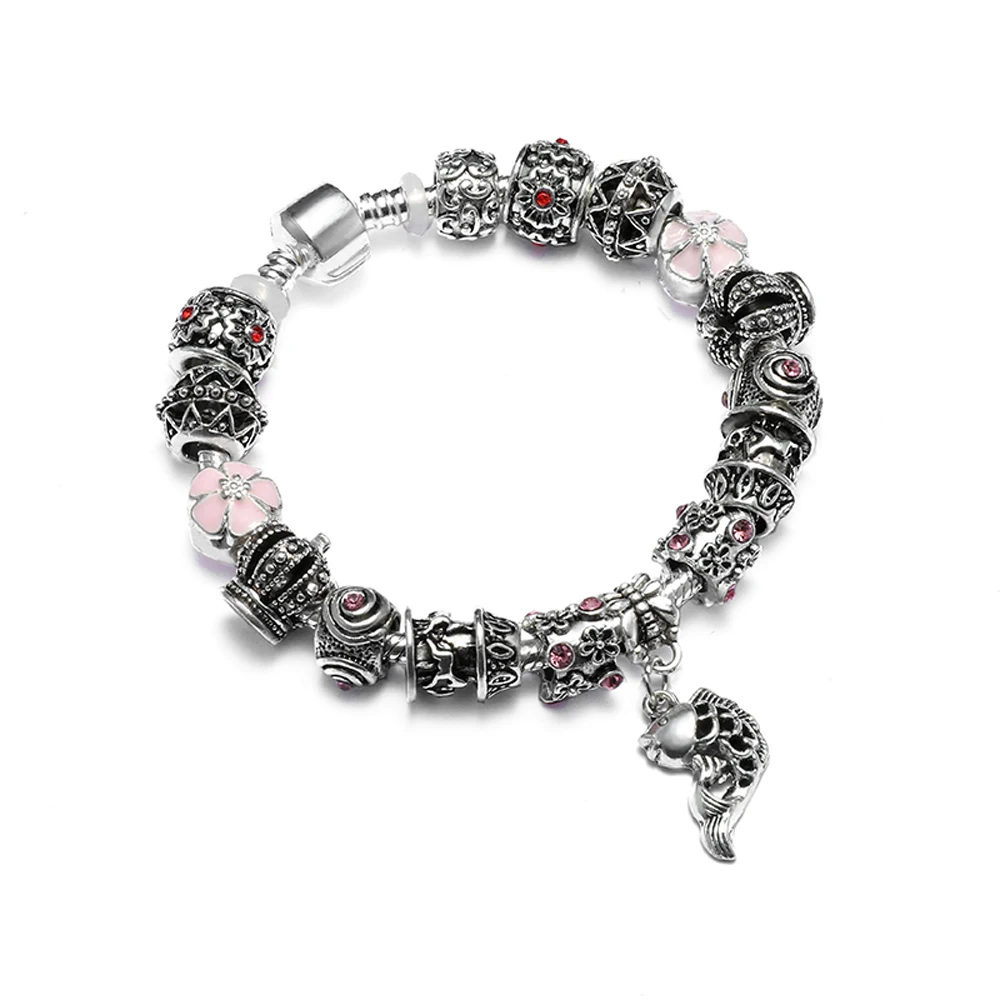 Мужской и женский модный синий серый винтажный браслет из бисера с женским браслетом, вечерние украшения для помолвки, подарки