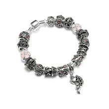 Мужской и женский модный синий серый винтажный браслет из бисера с женским браслетом, вечерние украшения для помолвки, подарки