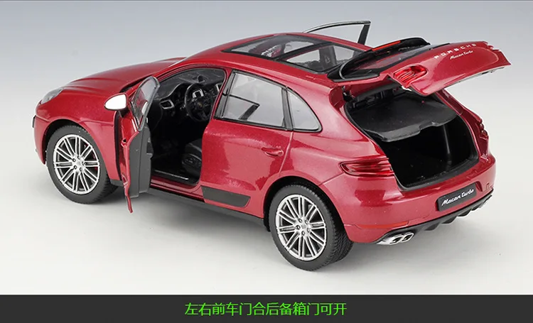 Welly 1:24 Porsche Macan турбо сплав модель автомобиля Diecasts& игрушечные транспортные средства коллекционные подарки не-пульт дистанционного управления Тип транспортная игрушка