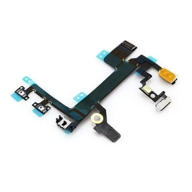 

10 Pcs Power Button Volume Control Replacement Part for iPhone 5S Flash Light Flex Cable For 6G 6S 6Plus 6SPLUS