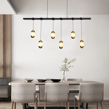 

Postmodern Luxury LED Pendant Lamp Personalized Creative Living Room, Bedroom,Dining Room Bar Lights 6-Heads 26.2W Chandeliers