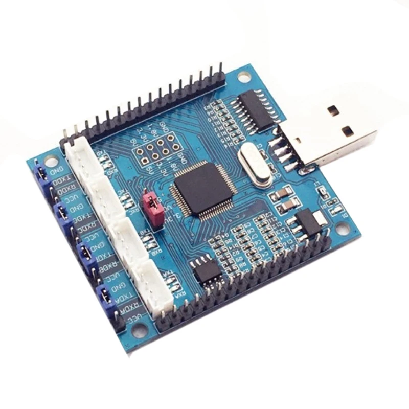 Высокоскоростной модуль расширения последовательного порта FT4232H с USB на