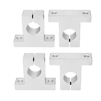 

Promotion! 4Pc Linear Optical Axis SK Vertical Support Aluminum Alloy Bearing Frame Polished Rod Frame SK25