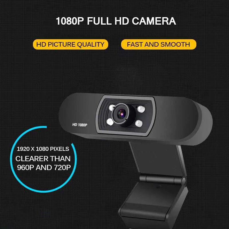 Onever HD 1080P Веб-камера с микрофоном микрофон для ПК ноутбука Бесплатный драйвер