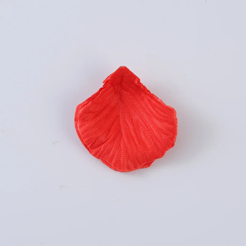 1-Red 100 шт./упак. 5*5 см, с цветочным принтом «розы» лепестки сушеные искусственные цветочные лепестки для свадьбы Petale De розы свадебного зала Decoracion Matrimonio - Цвет: 1-Red