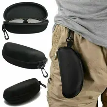 1 шт. модный портативный чехол для солнцезащитных очков для спорта на открытом воздухе с ремнем на застежке-молнии складной ящик для хранения солнцезащитных очков