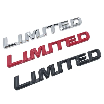 

10pcs Car Limited Logo 3D Metal Zinc Alloy Emblem Badge Limited Edition trunk Body Sticker Decal Fender Emblem Auto Accessory