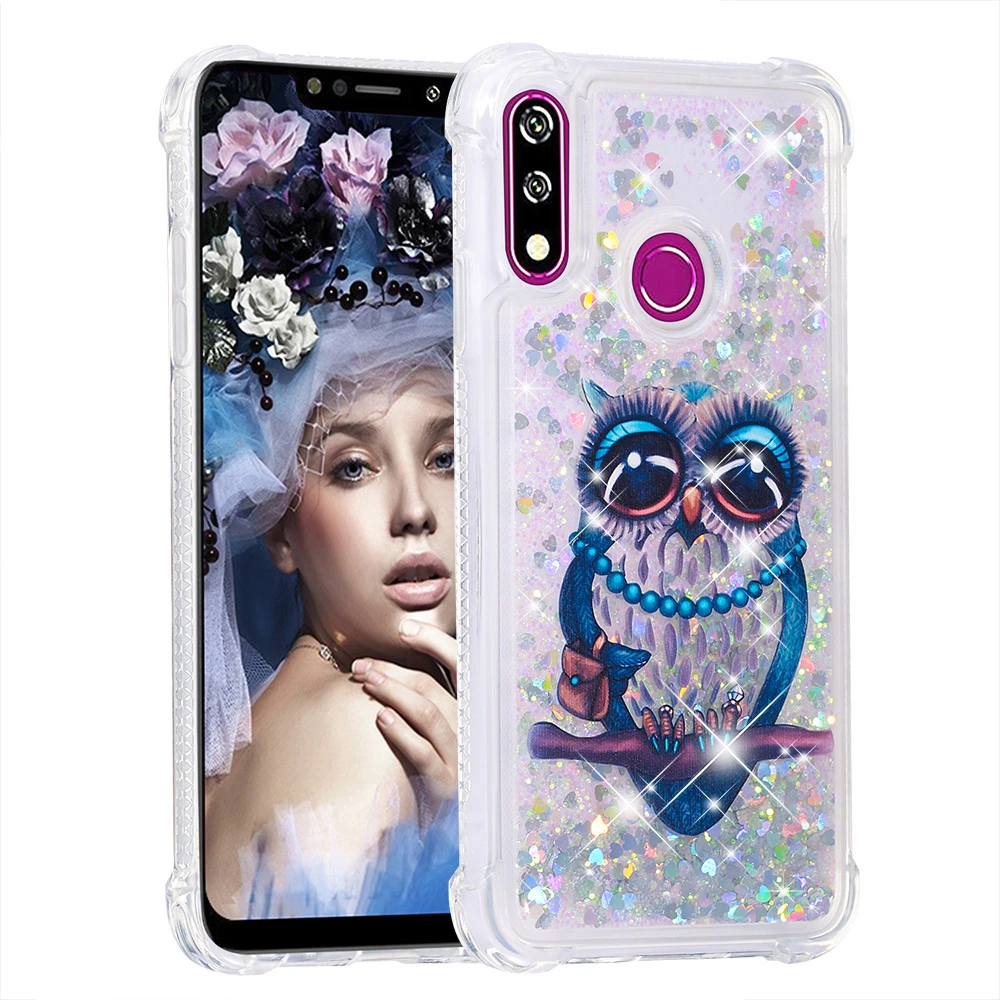 Милый Шикарный чехол для телефона s LG K40 W10 K12 Plus Stylo 5 K30 роскошный жидкий зыбучий