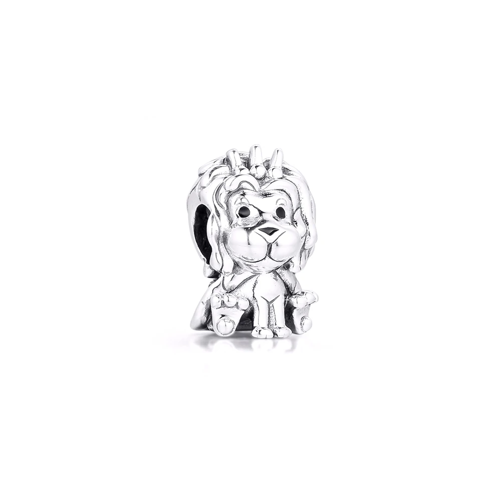 Fits-for-Pandora-Beads-Bracelets-Wavy-Union-Jack-Lion-Charms-100-925-Sterling-Silver-Jewelry-Free