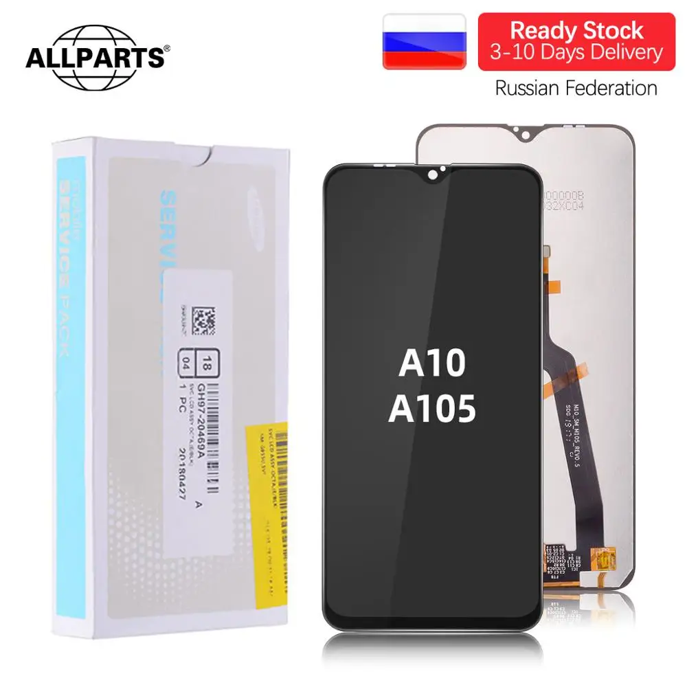Оригинальный ЖК дисплей для SAMSUNG A10 сенсорный экран дигитайзер Замена Samsung Galaxy M10