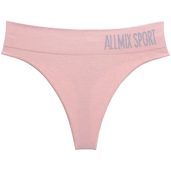 New Sexy Mid Waist String Sport Panties Women Cotton Underwear Women Fashion Thong Seamless Lingerie