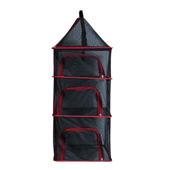 

Camping Drying Net Outdoor Hanging Foldable Drying Rack for Home Picnic Bbq Tableware Dishes Food Clothing