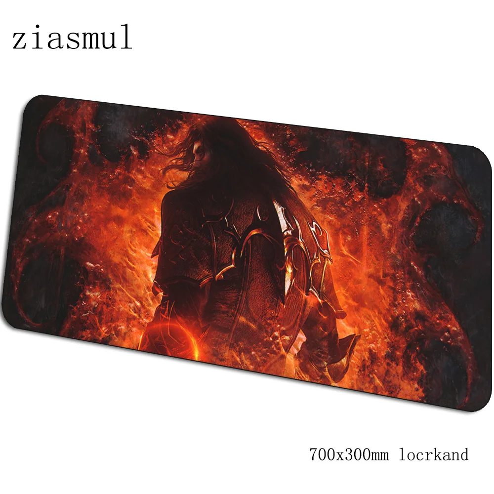 Коврик для мыши с подставкой для запястья, компьютерный коврик 700x300x3 мм, игровой коврик для мыши, большой милый коврик для мыши в стиле аниме, клавиатура для игр, ПК, геймерский стол - Цвет: pattern 1