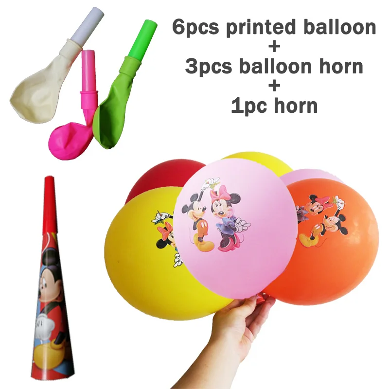 Тема Минни Мауса, украшение для детской вечеринки на день рождения, вечерние принадлежности с Микки Маусом, подарки для вечеринки на день рождения - Цвет: balloon