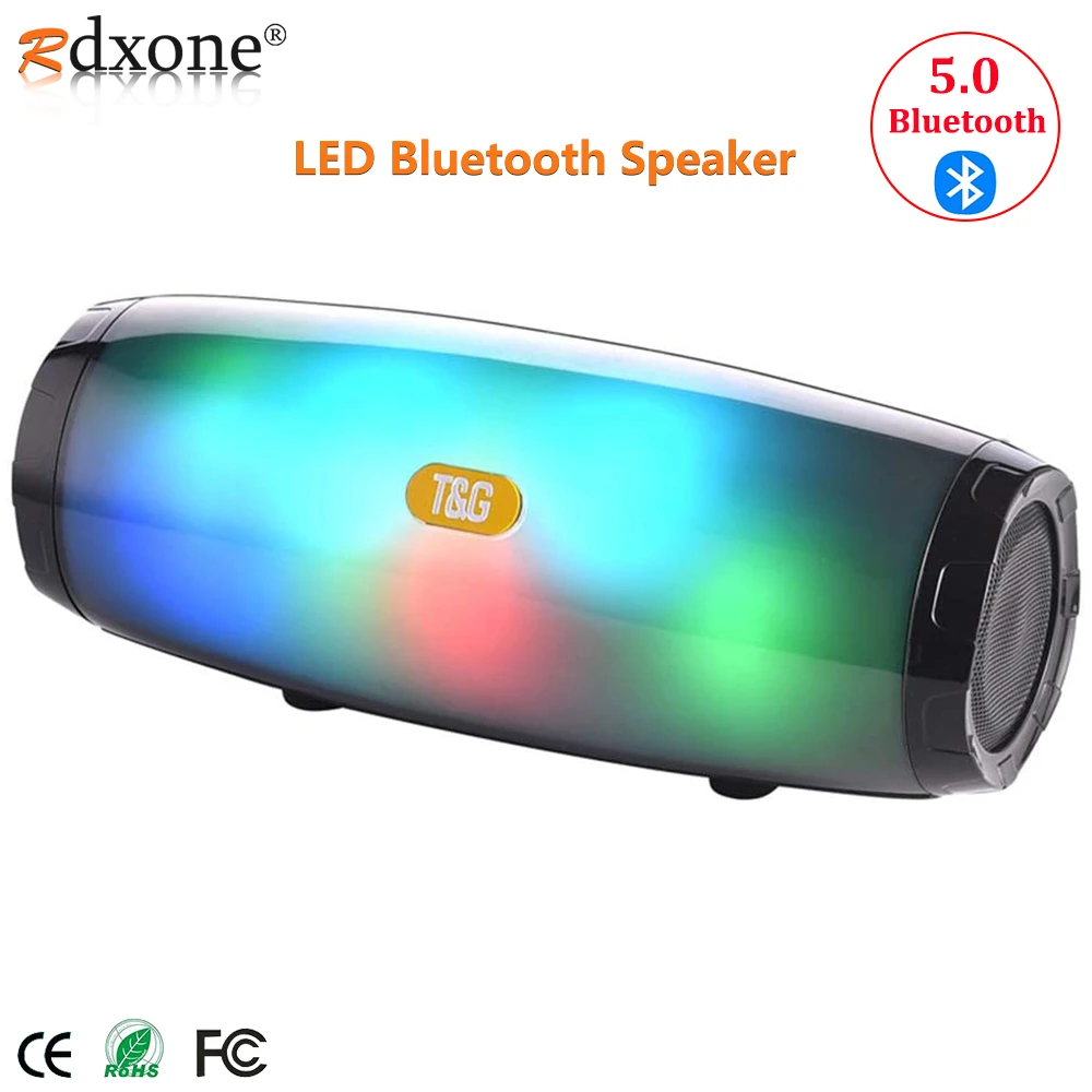 Bluetoothスピーカー ダンスledサブウーファポータブルワイヤレスbluetoothスピーカー家庭用 屋外 旅行 ポータブルスピーカー Aliexpress