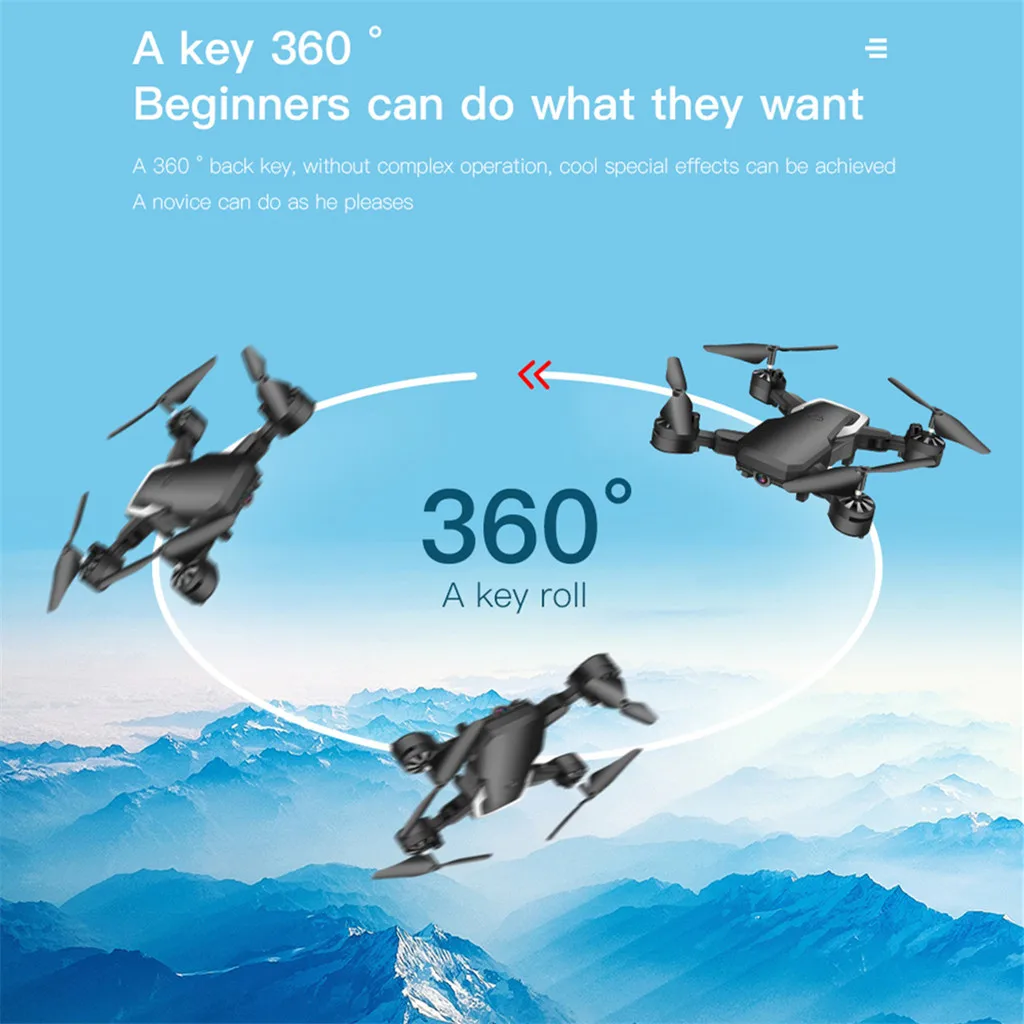 Пульт дистанционного управления летательный аппарат Топ TXD-G5 wifi FPV 1080p камера оптический поток Безголовый складной Квадрокоптер Дрон 8,23
