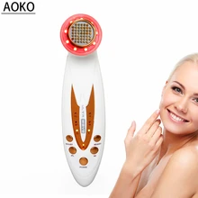 AOKO светодиодный фотонотерапевтический прибор RF радиочастотная машина для красоты лица лифтинг удаление морщин Подтяжка кожи массаж лица спа