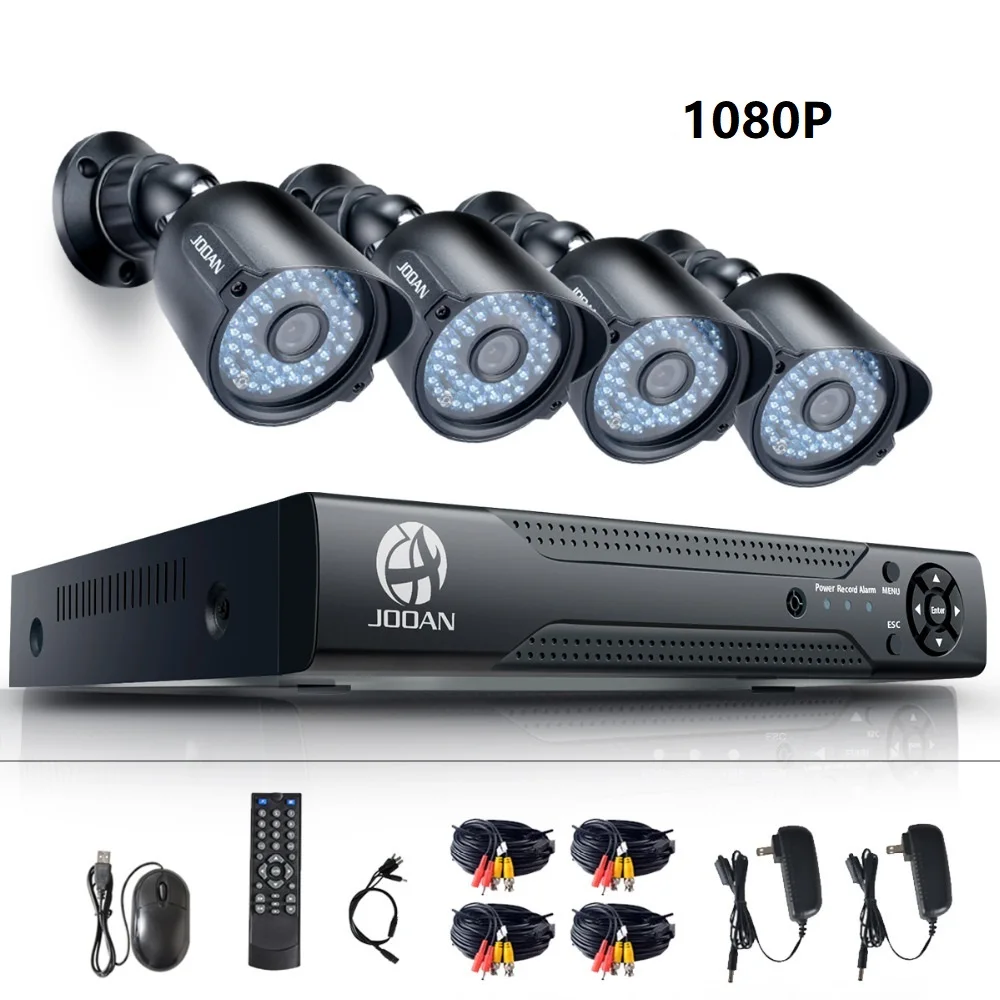 1080P Camera Система видеонаблюдения, 4 шт., 1280TVL, уличная, водонепроницаемая, камера безопасности, набор, 8CH DVR, день и ночь, аналог, IP камера безопасности, DVR комплект - Цвет: 1080P Camera