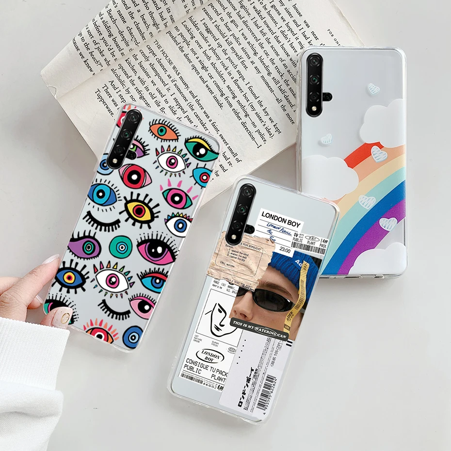 Huawei Nova 5T Soft Slim Fashion Phone Case Cover - 6.26''