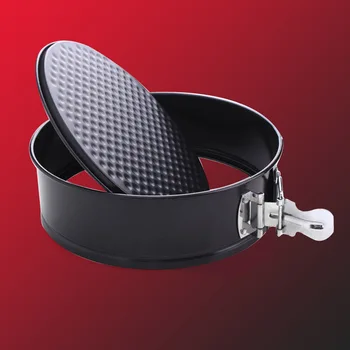 

Round Carbon Steel Non-Stick Bottom Buckle Mousse Cake Mold Baking Tools