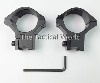 

Hunting Accessories 30mm 2PCs High Profile Max Strength Picatinny Weaver Rifle Scope Mount Rings 11mm