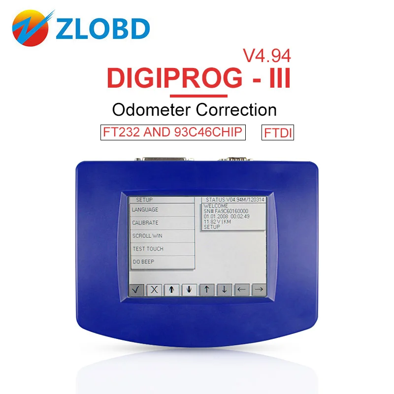 Программатор одометра Digiprog 3 V4.94 коррекция пробега инструмент для коррекции