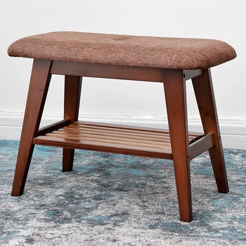 

Shoe change stool simple storage stool home shoe cabinet low stool creative storage sofa stool small shoes shelf door