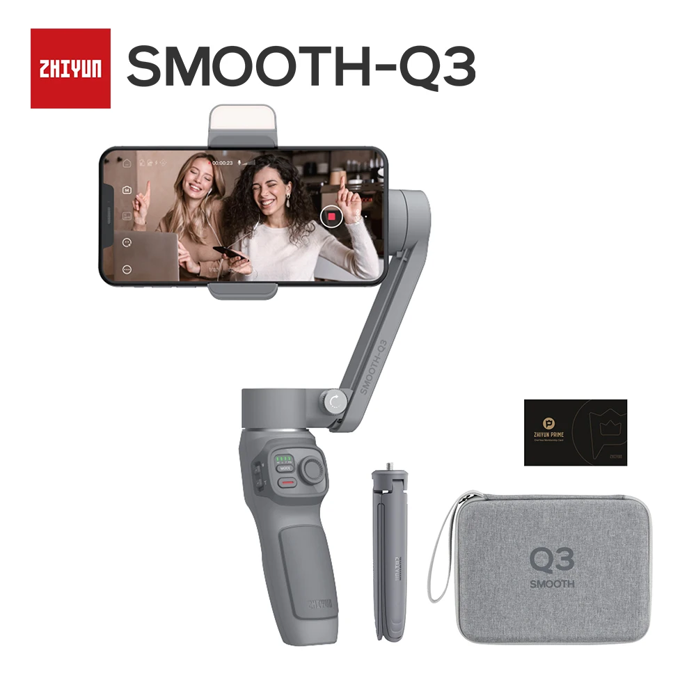 Штатив для смартфонов ZHIYUN SMOOTH Q3 3-осевой Ручной Стабилизатор мобильного телефона