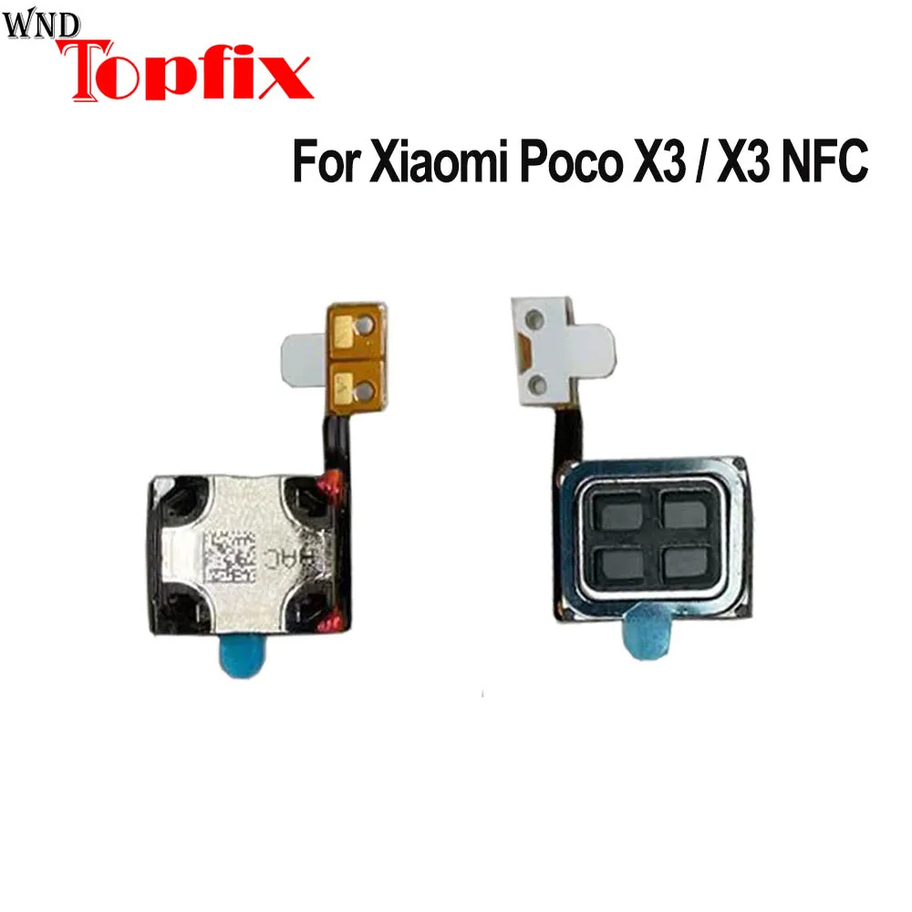 

New For Xiaomi Poco X3 NFC Earpiece Ear Speaker Sound Receiver Flex Cable Poco X3 Ear Speaker Flex Cable
